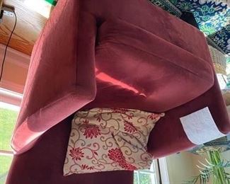 2 red armchairs in great condition
