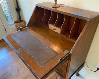 Antique all-wood secretary 