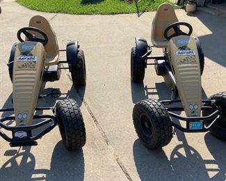 Berg Off Road Peddle Go-Carts. 3 Speed, XL Frame support up to 250lbs. These are F-U-N!!