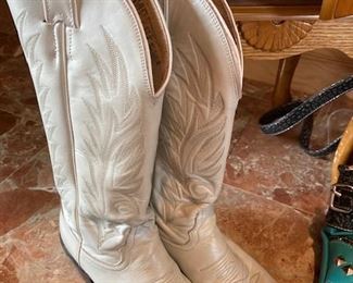 Ladies Justin Leather Boots