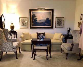 Mid 20th Century Bouillotte lamp with black tole shade and arrow finial