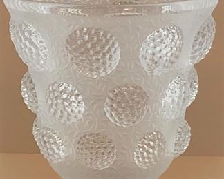 Verlys Les Cabochon French art vase. Circa 1937