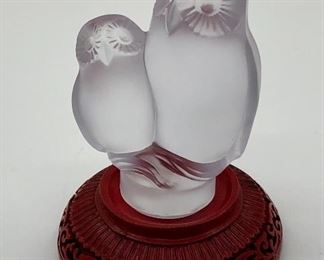 Sevres Crystal Owls
