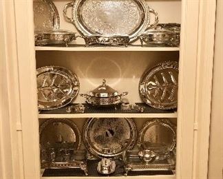 Antique, vintage and modern silver plated pieces - all in excellent condition. 