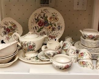 Sheraton / Vernon Kilms combined complimentary china set. 48 pieces