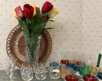 Mid Century drinkware