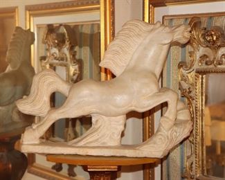 Marble Horse Statue