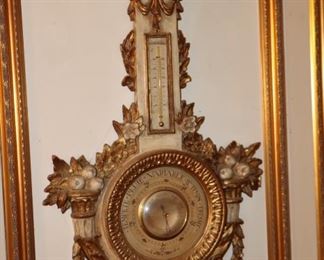 19th c. Giltwood Barometer