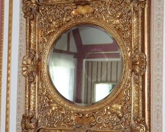 Ornate giltwood mirror