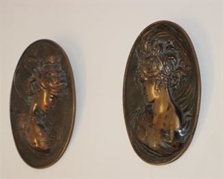 Bas Relief Oval Plaques