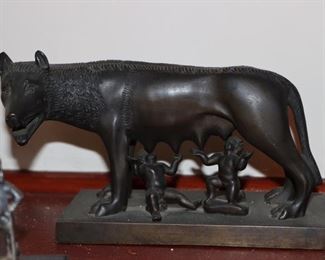 Grand Tour Bronze of Romulus and Remus