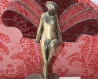 Art Deco Brass Figure