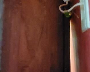 Backside-Continental School, 19th c. "Beauties Washing Clothes by the River", Unsigned Oil on canvas