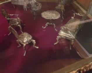 Sterling Silver Miniature Furniture Set