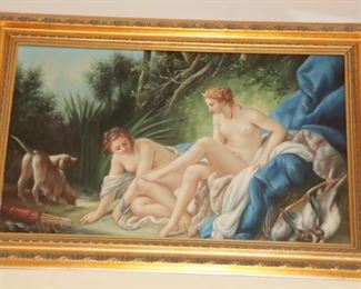 Reproduction of Francois Boucher "Diana Resting After Her Bath"