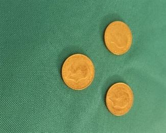 Gold coins 