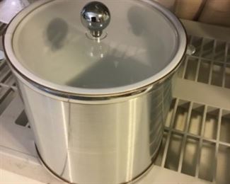 Vintage chrome ice bucket