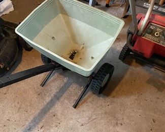 Spreader Inside storage shed 