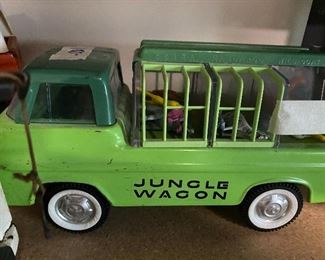 Vintage Jungle Wagon - has most of cage attachment plus animals. 
