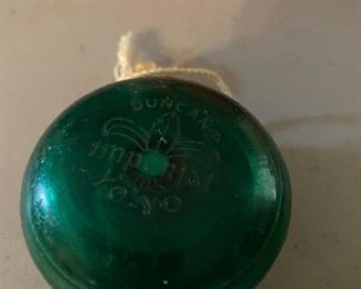Vintage green Duncan yo-yo 