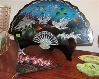 Oriental Wooden Fan