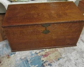 Carved Asian Trunk