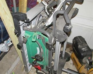 Metabo HPT Job Site Table Saw with Fold Roll Stand