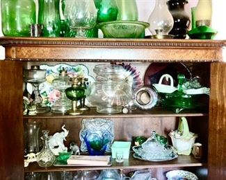 Antique & vintage glassware, etc.