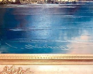 Signature on all 3 vintage paintings