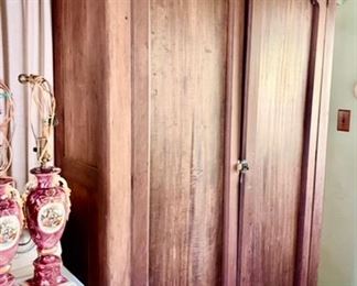 Large antique wardrobe
