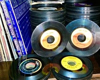 Hundreds of 45's, Beatles & many more from 60's, 70's, & 80's