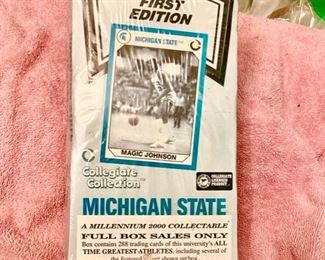 First Edition Michigan State collector cards (sealed)