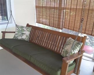 Solid wood swing...great condition 