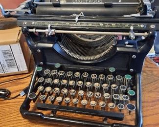 . . . an authentic Underwood typewriter.