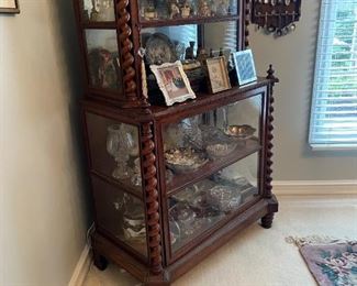 This is a stunning piece -- a beautiful CURIO filled with treasures!