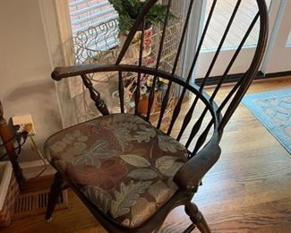 . . . an antique Windsor-style chair
