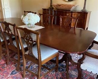 Dining room table with leaf