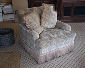 Pair armchairs with Stark upholstery 