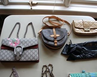 Designer purses - Gucci, Louis Vuitton, Dior