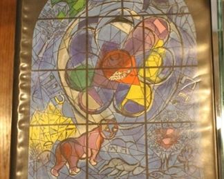 Marc Chagall 1962 "The Jerusalem Windows" 1s ed with DJ