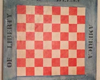 PATRIOTIC CHECKER BOARD