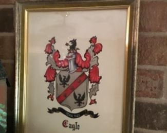CAGLE FAMILY COAT OF ARMS