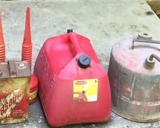 GAS CANS and FUNNELS