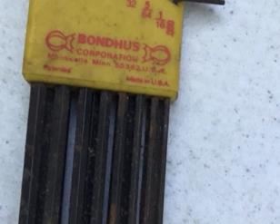 VINTAGE ALLEN WRENCH SET