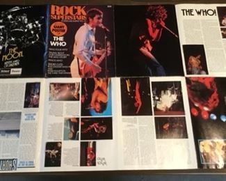 VINTAGE ROCK SUPERSTARS POSTER MAGAZINE NO. 3 "THE WHO"