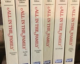 "ALL IN THE FAMILY" VHS SERIES COLLECTION