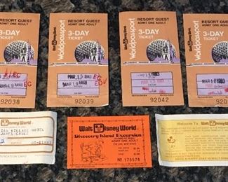 INAUGURAL SEASON- DISNEY’S EPCOT CENTER COMMEMORATIVE ITEMS
