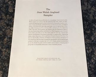 THE JOAN WALSH ANGLUND SAMPLER