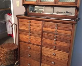 Antique dentist cabinet