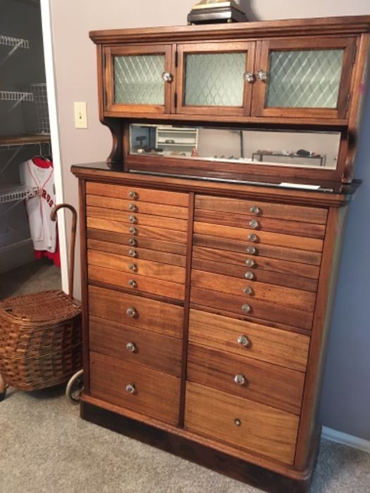 Antique dentist cabinet